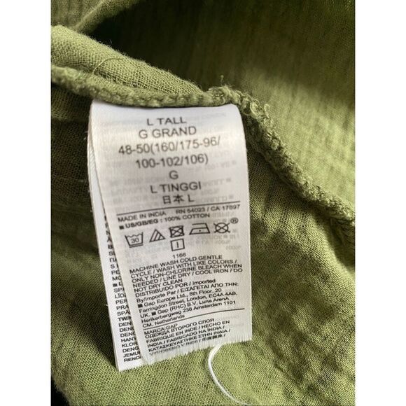 Gap long sleeve button up dress size large tall - Picture 9 of 9